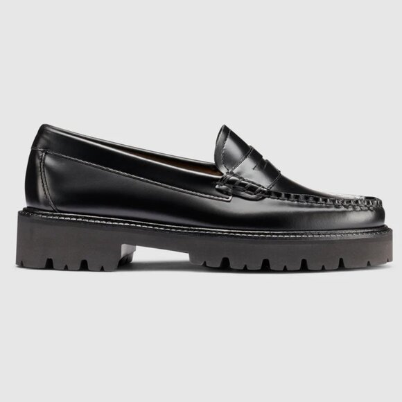 G.H. Bass & Co. Black Leather Loafers - Picture 1 of 12